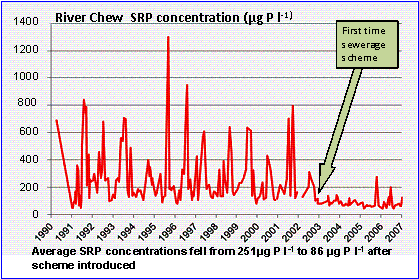 River Chew SRP concentration